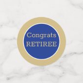 Table Festive Retraite Party Confetti (Petit recto)