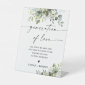 Table Fête des mariées de verdure Génération du signe de (Recto)