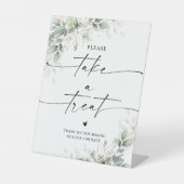 Table Fête des mariées Or Eucalyptus Prendre Un Signe De (Recto)