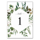 Table Feuillage de verdure Tableau 1 Mariage Numéro de t (Par défaut)