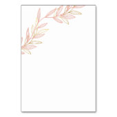 Table Feuille rose verte de la forêt Numéro de tableau C (Dos)