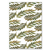 Table Feuilles peints à la main Numéro de tableau (Dos)