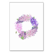 Table Fleur Lilac de printemps Mariage de fleurs Numéro (Dos)