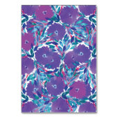 Table Fleurs violettes Numéro de tableau peint à la main (Dos)