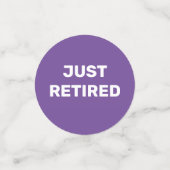 Table Fun Retirement Party Confetti (Petit recto)