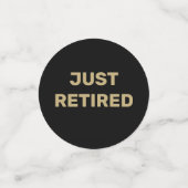 Table Fun Retirement Party Confetti (Petit recto)