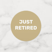 Table Fun Retirement Party Confetti (Petit recto)