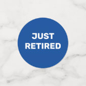 Table Fun Retirement Party Confetti (Petit recto)