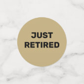 Table Fun Retirement Party Confetti (Petit recto)