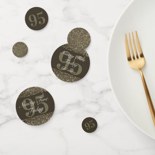 Table glamour personnalisée confetti 95e (Groupe)