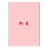 Table Hot Red + rose Wes Anderson Numéro de tableau insp (Dos)