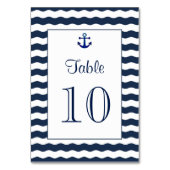 Table Invitations pour mariages | Numéro de tableau de l (Dos)