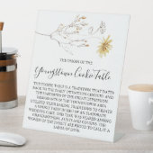 TABLE JEUNE MARIAGE DE SIGNE DE TABLEAU DE COOKIE (In SItu)