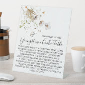 TABLE JEUNE MARIAGE DE SIGNE DE TABLEAU DE COOKIE (In SItu)