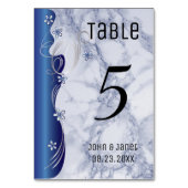 Table Jolie conception de marbre bleu - Numéro de tablea (Par défaut)
