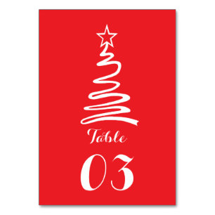 Table Magique Noël Arbre Numéro de Noël Numéro de tablea