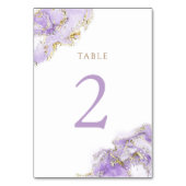 Table marbre doré lavande Numéro de tableau 2 (Dos)