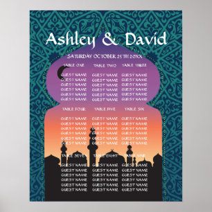 Table Mariage Arabian Nights Poster Sein
