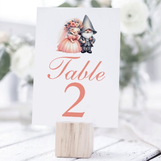 Table Mariage blanc orange et gris gris Numéro de tablea