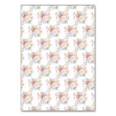 Table Mariage de fleurs printanières Numéro de tableau (Dos)