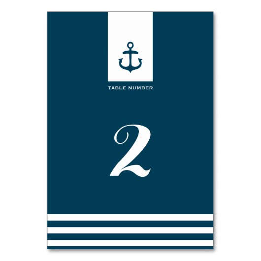 Table Mariage de la Marine Nautique Numéro de tableau - (Par défaut)