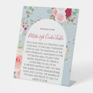 TABLE MARIAGE DE SIGNE DE TABLEAU DE COOKIES PITTSBURGH