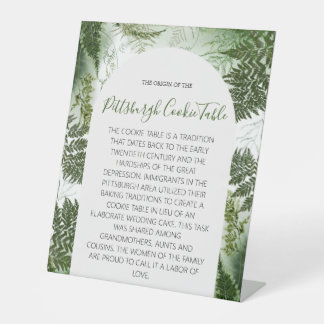 TABLE MARIAGE DE SIGNE DE TABLEAU DE COOKIES PITTSBURGH
