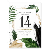 Table Mariage de verdure d'été glamour Numéro de tableau (Par défaut)