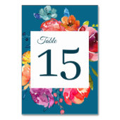 Table Mariage d'été lumineux Piédestal Numéro de tableau (Par défaut)