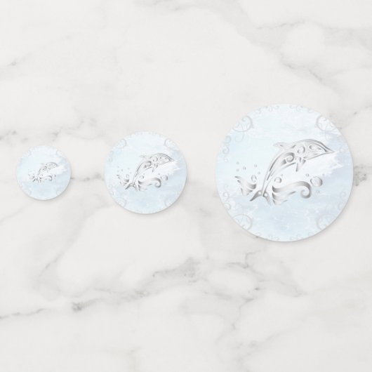 Table Mariage Dolphin Argent Confetti (Devant)