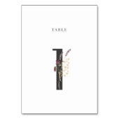 Table Mariage Fleur sauvage aquarelle Numéro de tableau  (Par défaut)