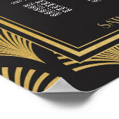Table Mariage Gatsby Art Déco 1920 20 Sièges Plan  (Coin)