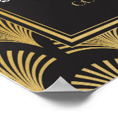 Table Mariage Gatsby Art Déco 1920 Poster Seating (Coin)