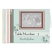 Table mariage # Place Card & Merci Modèle (Devant Horizontal)