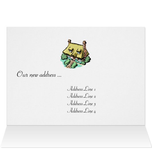 Table mariage # Place Card & Merci Modèle (Intérieur Horizontal (haut))