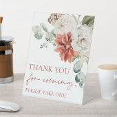 Table Merci rouge de Noël d'hiver pour le signe à venir (In SItu)