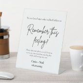 Table Minimaliste Souvenez-vous de ce signe Mariage (In SItu)