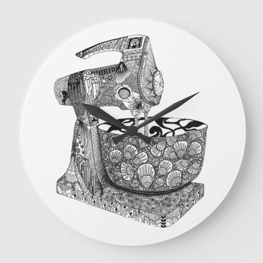 table mixte art déco horloge murale (Recto)