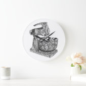 table mixte art déco horloge murale (Maison)