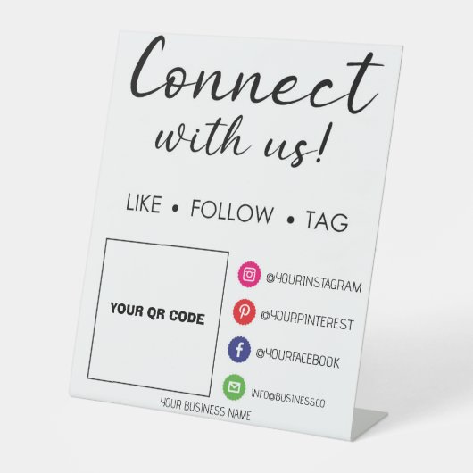 TABLE MODÈLE DE SIGNE DES MÉDIAS SOCIAUX (Recto)