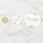 Table Monogramme Claddagh Confetti (Devant)