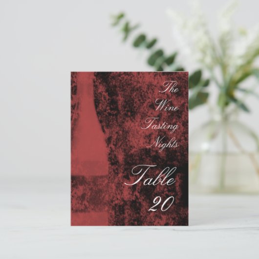 Table Numéro Carte postale (Debout devant)