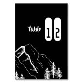 Table numéro de montagne de pin moderne extérieur (Dos)