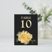 Table Numéro de table de mariage Cartes Floral Peo (Debout devant)