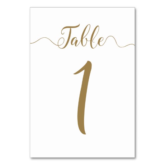 Table Numéro de tableau 1 Numéros de tableau du Mariage  (Par défaut)