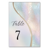 Table Numéro de tableau Abstrait moderne (Par défaut)