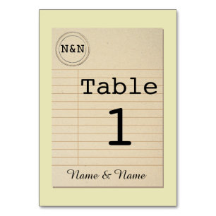 Table Numéro de tableau Auteur de la bibliothèque de Car