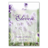 Table Numéro de tableau du Mariage de la lavande de Bohê (Dos)