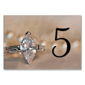 Table Numéro de tableau du Mariage de l'anneau de diaman (Dos)