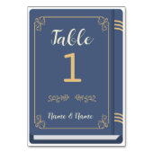 Table Numéro de tableau Livre Mariage Bibliothèque Auteu (Dos)